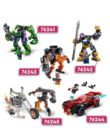 LEGO Marvel Miles Morales vs. Morbius Toy Car Set 76244