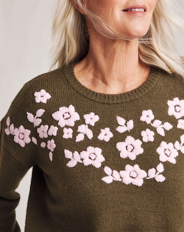 Julipa Floral Embroidered Jumper