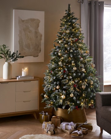 Salzburg Pre-Lit Christmas Tree With Berry & Cone