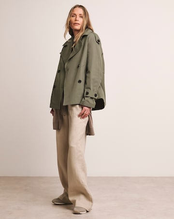Anthology Khaki Short Trench Coat