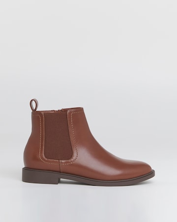 Bettina Classic Ankle Chelsea Boots - Wide Fit (E)