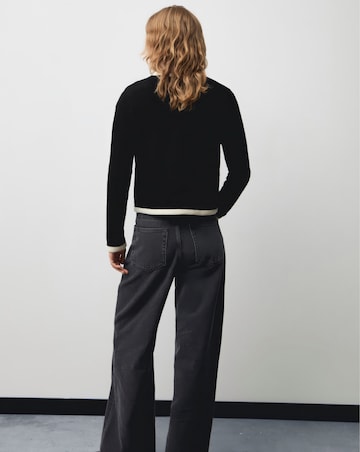 Mango Knitted Button Jacket