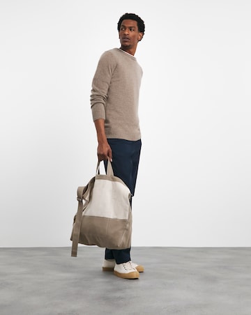 Neutral Lambswool Crew Neck