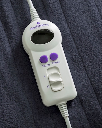 Slumberdown Comfy Hugs Navy Heated Throw