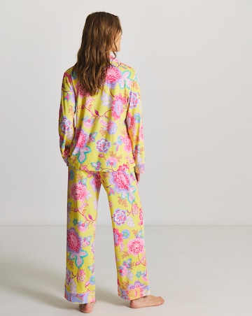 Figleaves Revere Pyjama Set In A Bag Floral Print