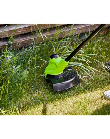 Greenworks 24v 25cm Cordless Line Trimmer Inc 2AH Battery & Charger