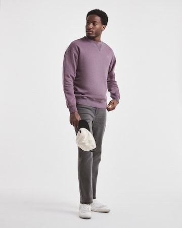 Union Crew Neck Sweatshirt - Plum