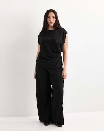 Mango Candelo Straight-Fit Trousers With Elastic Waist