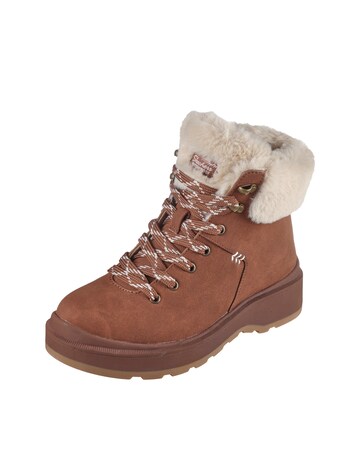 Skechers Park City Fashion Hiker Lace Up Wedge Boot Standard Fit