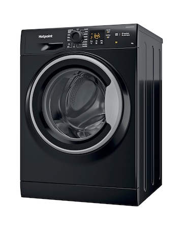 Hotpoint NSWM965CBSUKN, 9kg, 1600rpm Washing Machine - Black + install