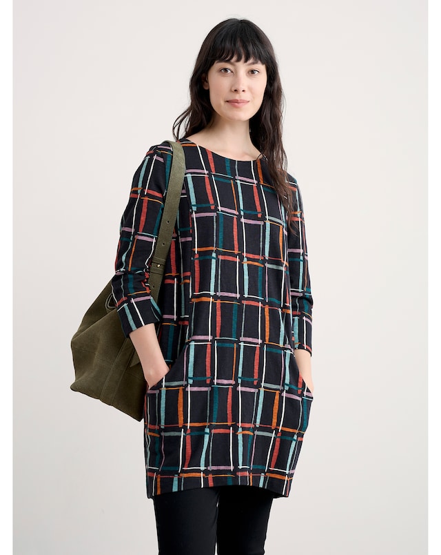 Seasalt Shore Foraging Print Cotton Tunic Top