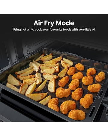 Hisense HDCEC6C20B 60cm Electric Double Cooker - Black