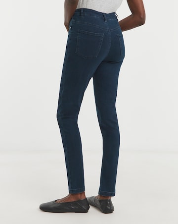 Indigo High Waist Super Soft Slim Leg Jeans