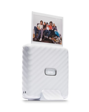 Fujifilm Instax Link Wide Printer with 40 Shot Film Pack - Ash White