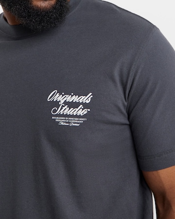 Jack & Jones Norrebro Back Graphic T-Shirt - Grey