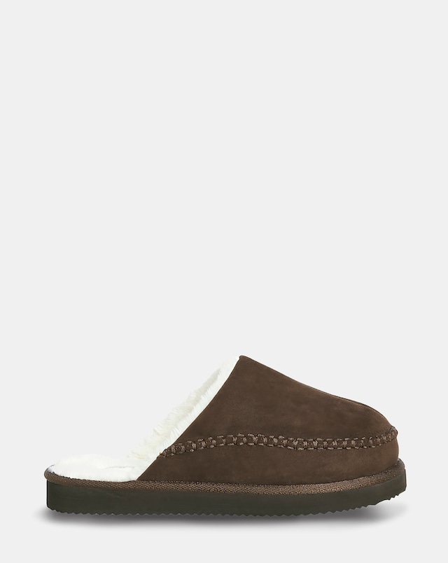 JACK & JONES Manor Moc Mule Slippers - Brown