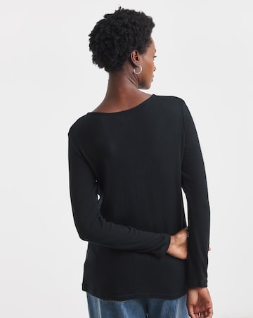 Layered Soft Touch Henley Top