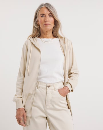 The Longline Zip Hoodie