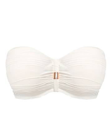 Fantasie Beach Waves Bandeau Bikini Top Linen