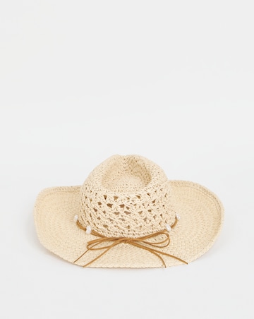 Pearl Detail Western Cowboy Hat