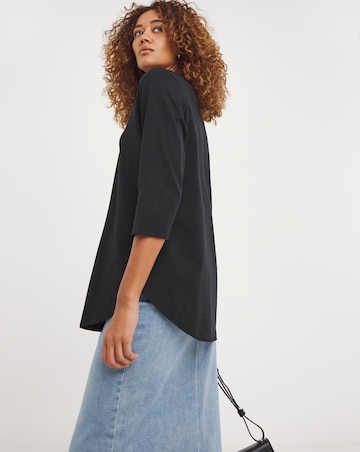 The Longline Long Sleeve Curved Hem