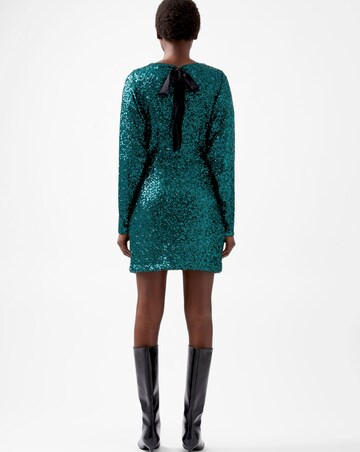 French Connection Elena Sequin Bow Back Dress