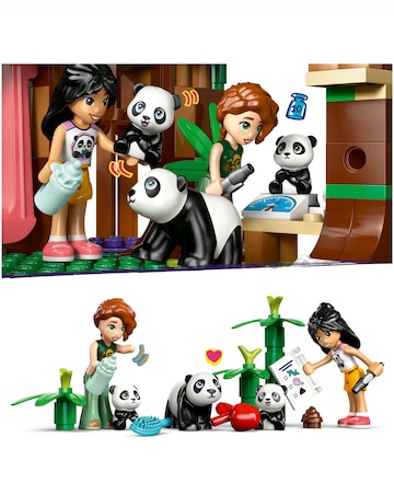 LEGO Friends Panda Sanctuary Animal Care Building Set Toy 42648