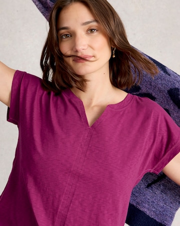 White Stuff Nelly Notch Neck Tee