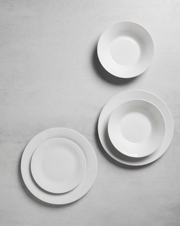 Sabichi White Everyday 12 Piece Dinner Set