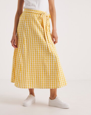 Joe Browns Gingham Midi Skirt