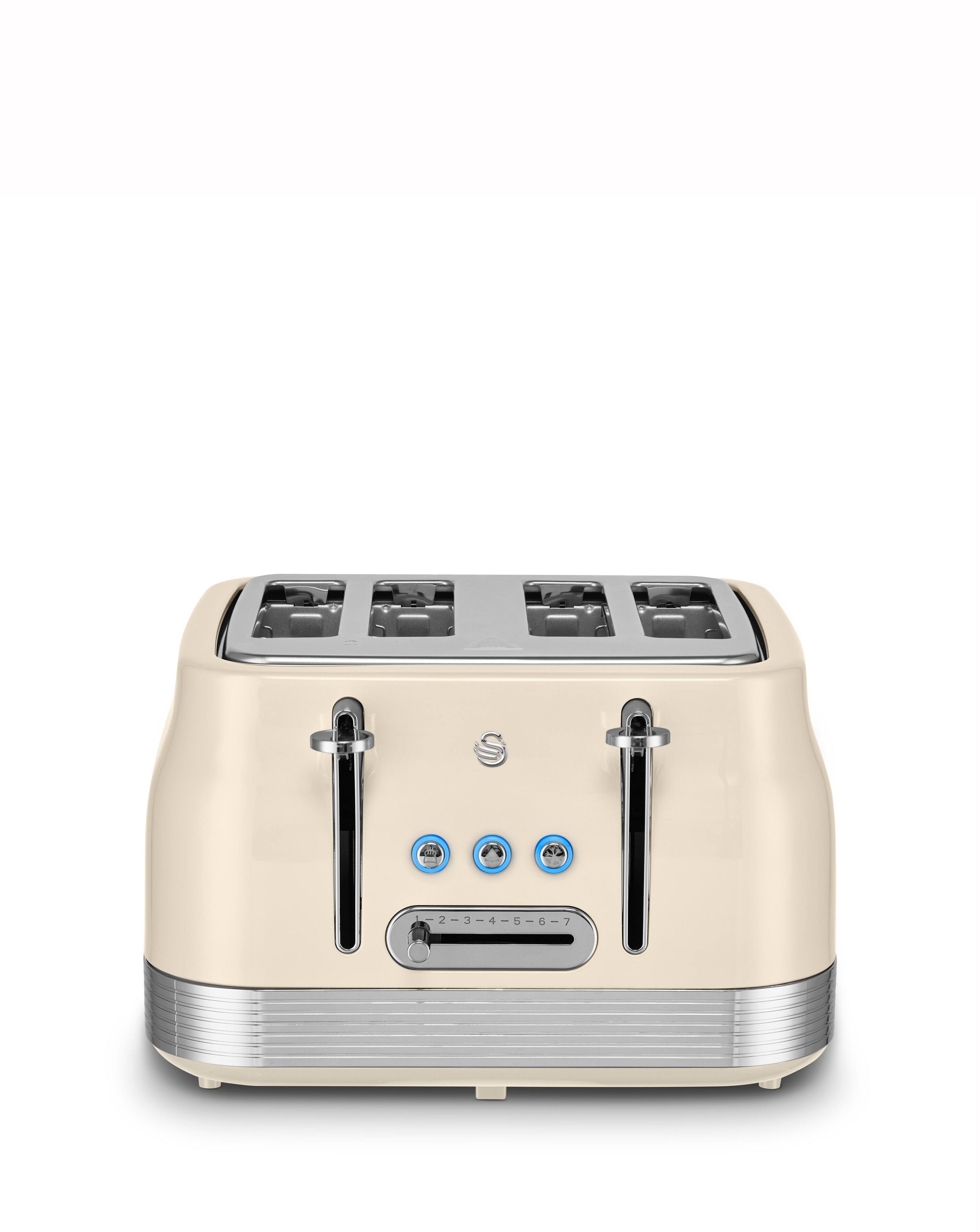 Swan Retro Revive 4 Slice Toaster Cream