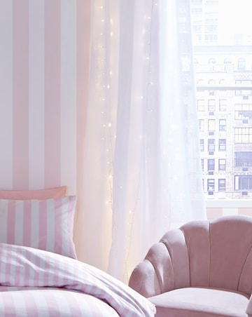 Sassy B Pink Stripe Tease Wallpaper