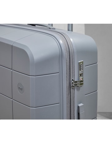 Rock Pixel 3pc Suitcase Set - Grey