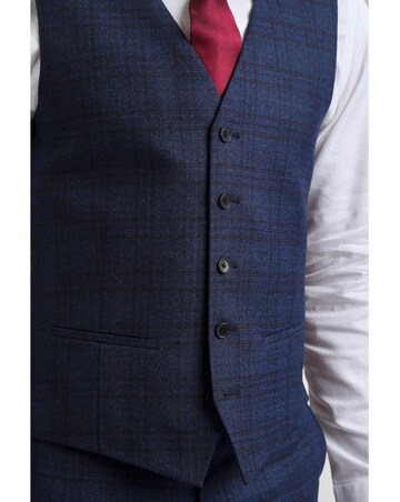 Ted Baker Slim Check Waistcoat