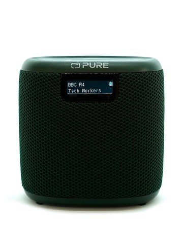 Pure Woodland Outdoor Bluetooth & Radio Speaker Green