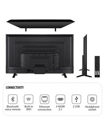 Toshiba 55UV2F53DBU 55in Smart TV 4K UHD HDR LCD Freely TV with Amazon Alexa