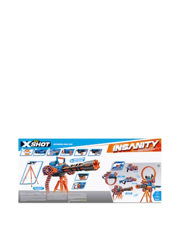 Zuru X-Shot Insanity S1 Motorized Rage Fire Gatling Gun