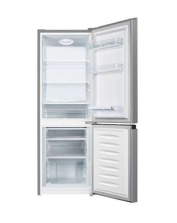 Fridgemaster MC50165ES 60/40 Fridge Freezer - Silver E Rated