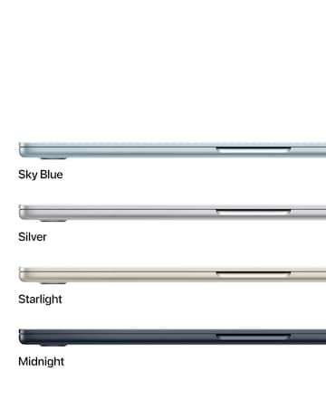 Apple MacBook Air (M5, 2026) 15in 10-core CPU 10-core GPU 16GB 512GB - Sky Blue