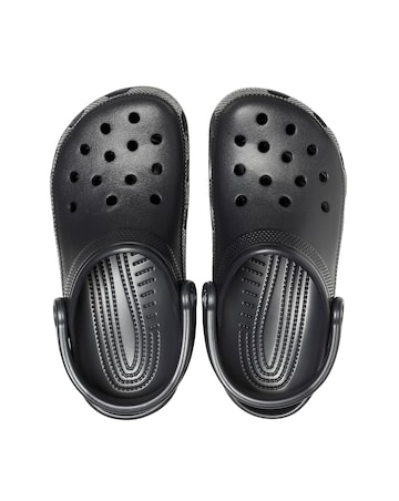 Crocs Black Classic Clog -Standard Fit (D)