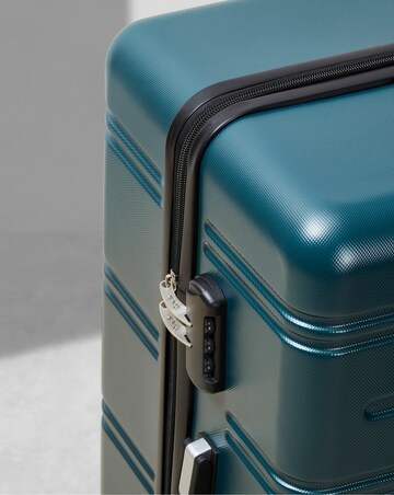 Rock Lisbon Medium Suitcase - Pine Green