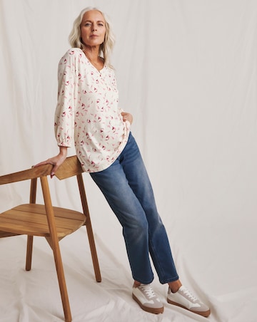 Julipa Button Down Pure Cotton Blouse