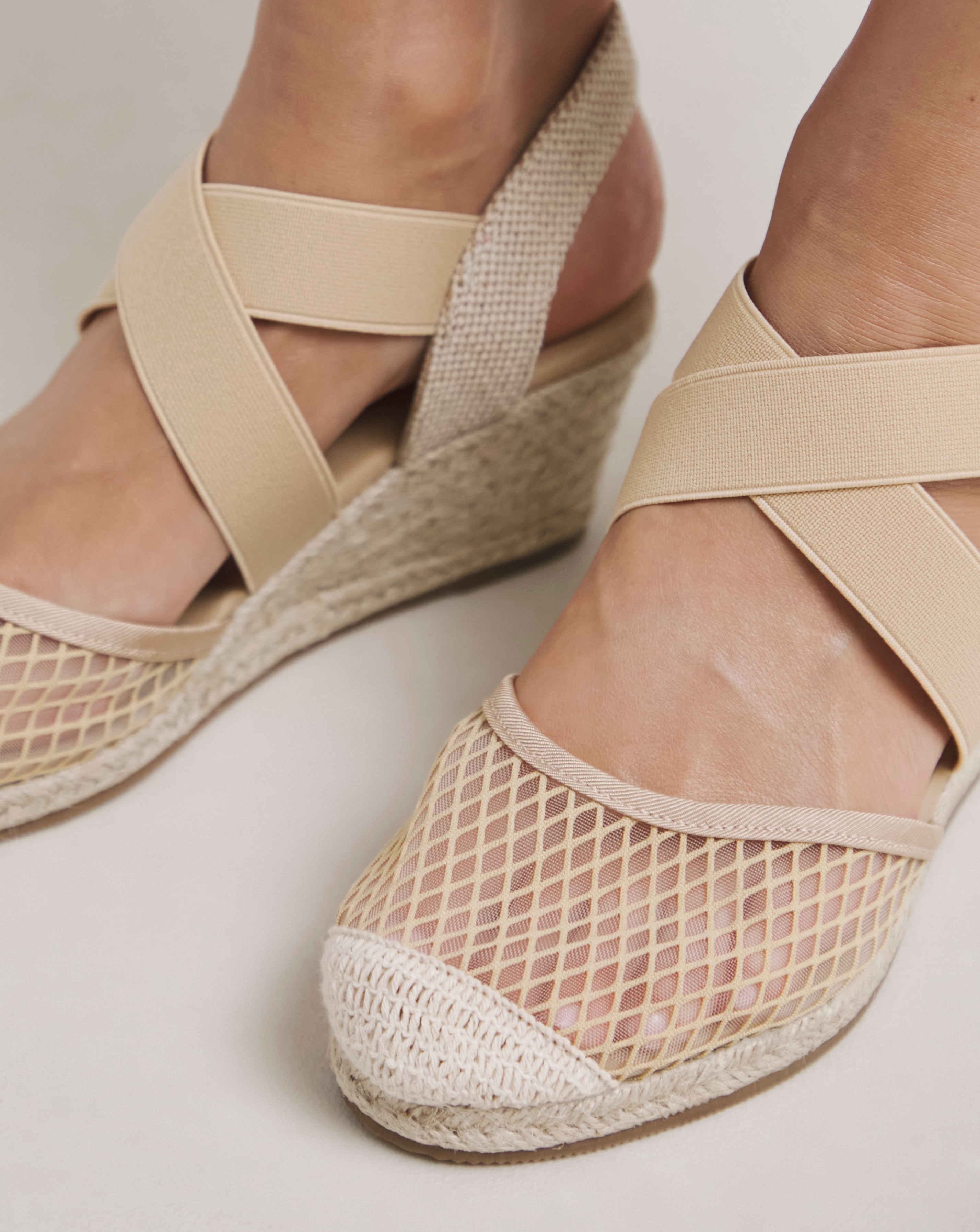 Appleton Wedged Closed Toe Espadrilles Wide E Fit | JD Williams