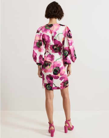 Phase Eight Fiona Floral Puff Sleeve Dress