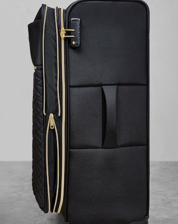 Rock Sloane 3pc Suitcase Set - Black