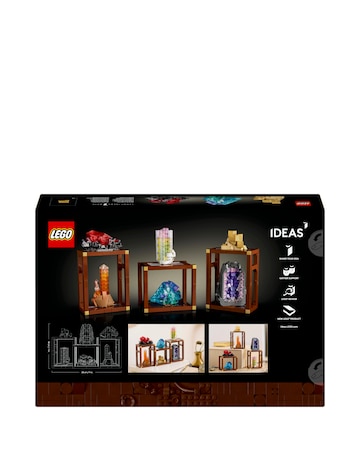 LEGO Ideas Mineral Collection, Crystal Display Shelves 21362