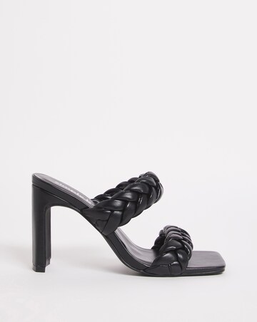 Sandra Plaited Heeled Sandals Wide Fit