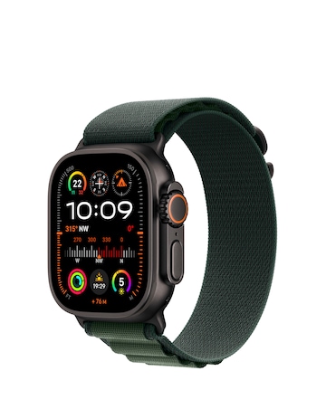 Apple Watch Ultra 2 GPS/Cellular 49mm Black Titanium Case, Alpine Loop - L