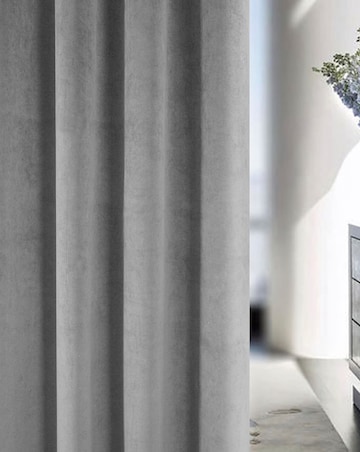 Hampton 100% Blackout Eyelet Velvet Curtain