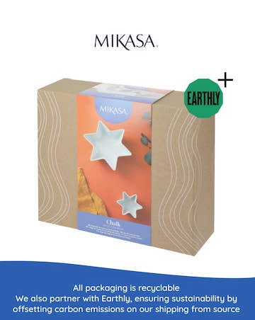 Mikasa Set of 2 Star Bowls